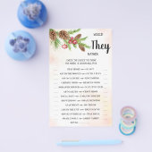 彼らはむしろクリスマスシャワーのゲームカードを望む チラシ (シングル)