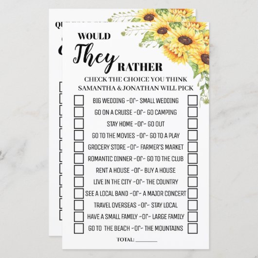 彼らはむしろゲーム英語をシャワースペインの (正面/裏面)