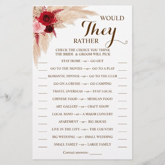 彼らはむしろススキのシャワーゲームカード チラシ (正面)