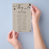 彼らはむしろペンとインクウェルのシャワーゲームカード チラシ (ハンドル)