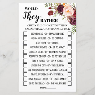 彼らはむしろマルサラの花シャワーゲーム