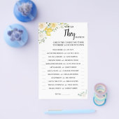 彼らはむしろレモンとバラシャワーゲームカード チラシ (シングル)