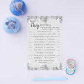 彼らはむしろ灰色のフローラシャワーゲームカード チラシ (シングル)