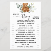 彼らはむしろ緑のシャワーのゲームカードを持つだろうか チラシ (正面)