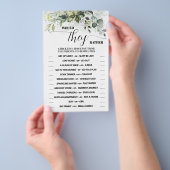 彼らはむしろ緑の赤ん坊のシャワーゲームカード チラシ (ハンドル)