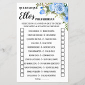 彼らはむしろ英語のシャワーゲスペインのームカードをシャワーする チラシ (裏面)