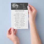 彼らはむしろ車のシャワ結婚ーゲームカードをシャワーするか チラシ (ハンドル)