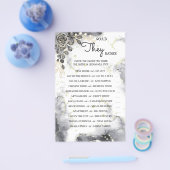 彼らはむしろ黒いバラシャワーゲームカード チラシ (シングル)