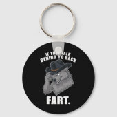 彼らはもしあなたの背骨のミームの後ろに話しおもしろいている キーホルダー (正面)