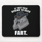 彼らはもしあなたの背骨のミームの後ろに話しおもしろいている マウスパッド (正面)