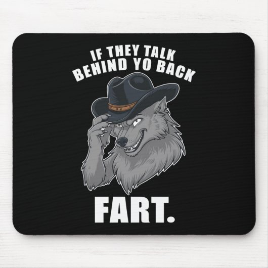 彼らはもしあなたの背骨のミームの後ろに話しおもしろいている マウスパッド (正面)