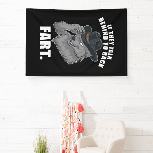 彼らはもしあなたの背骨のミームの後ろに話しおもしろいている 横断幕 (インサイチュ)