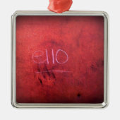 彼らはもしもし何を意味するか? メタルオーナメント (正面)