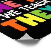 彼らはもし我々の学方法で教え先生できない ポスター (角)