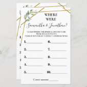 彼らはカップルがバイリンガルのゲームをどこにシャワーした (正面/裏面)