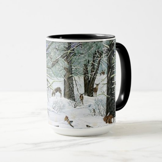 彼らはスノーカップにはならないと言った マグカップ (正面右)