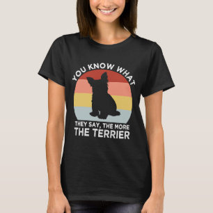 彼らはテリア・ヨークシャー・テリアHと言う Tシャツ