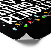 彼らはトナ食べカイのクリスマスおもしろいティーだ ポスター (角)