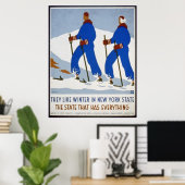 彼らはニューヨークの冬が好き州 ポスター (ホームオフィス)