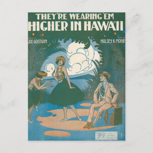 彼らはハワイでEmの高さを身に着けている ポストカード (正面)