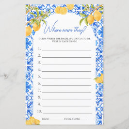 彼らはブライダルシャワーゲームのメイン絞り