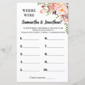 彼らはブライダルシャワー英語のゲスペインのーム (正面)