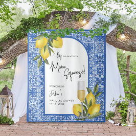 彼らはメイン絞りレモンタイルシャワー歓迎を見つけた タペストリー