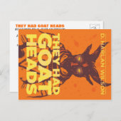 彼らはヤギの頭を持っていた ポストカード (正面/裏面)