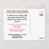 彼らはヤギの頭を持っていた ポストカード (裏面)