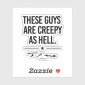 彼らは不気味だ – Tim Walz シール (シート)