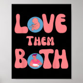 彼らは両方ともプロのフェミニスト怒りフェミニズム ポスター (正面)