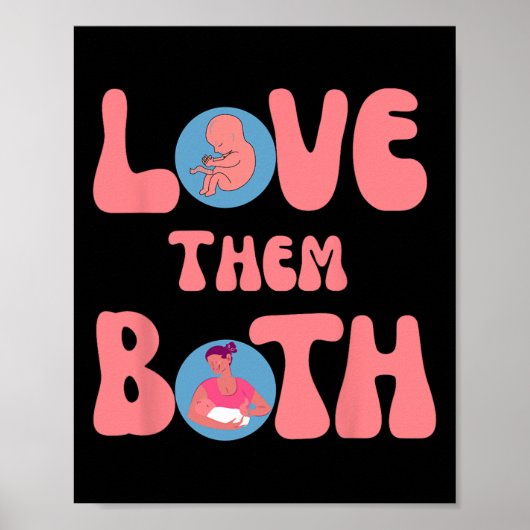 彼らは両方ともプロのフェミニスト怒りフェミニズム ポスター (正面)