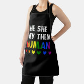 彼らは人間のLGBTQゲイレズビアントランスジェンダ エプロン (インサイチュ)