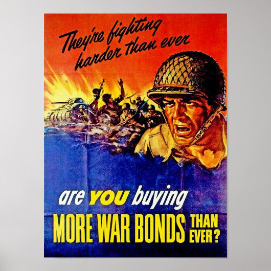 彼らは今まで以上に激しく戦っている ポスター (正面)