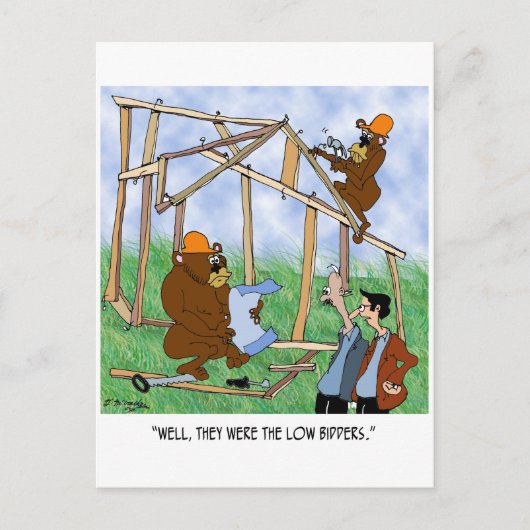 彼らは低い入札者だった ポストカード (正面)