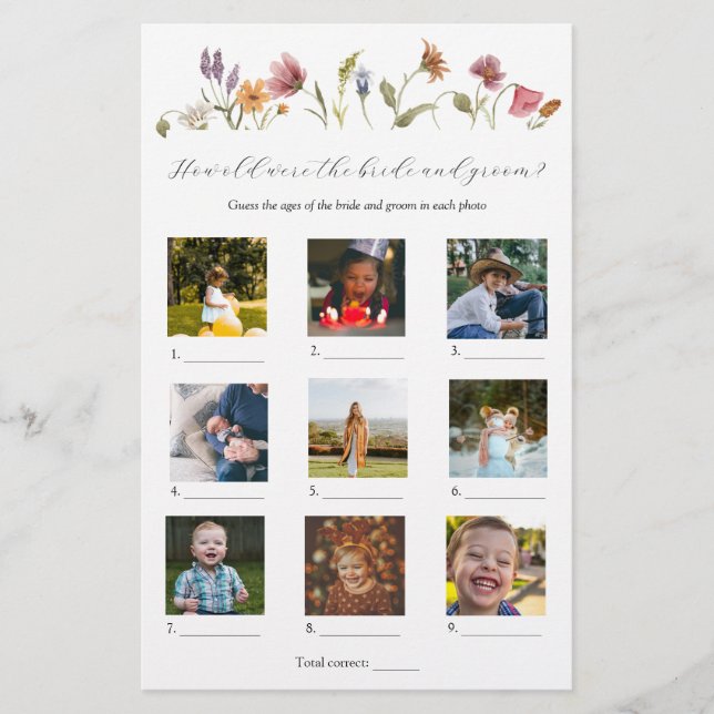 彼らは何歳だったブライダルシャワー (正面)