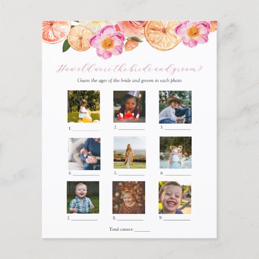 彼らは何歳だったブライダルシャワー (正面)