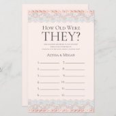 彼らは何歳だったヴィンテージ赤面レースLGBTQ (正面/裏面)