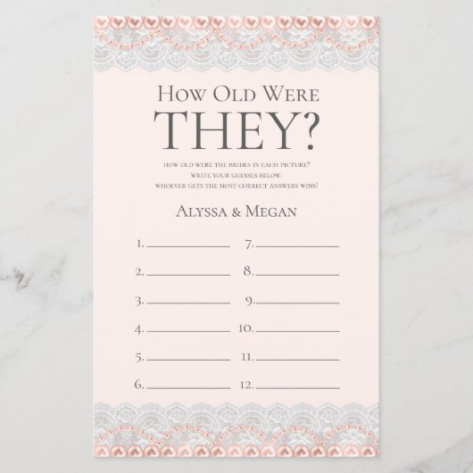 彼らは何歳だったヴィンテージ赤面レースLGBTQ (正面)