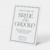 彼らは何歳まで白黒ゲームをしていた 台座サイン (正面)