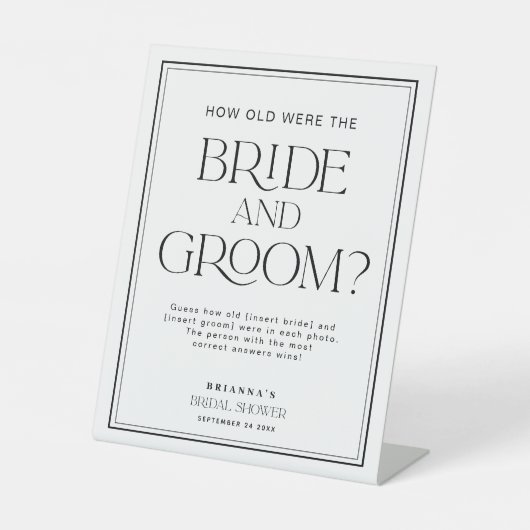 彼らは何歳まで白黒ゲームをしていた 台座サイン (正面)