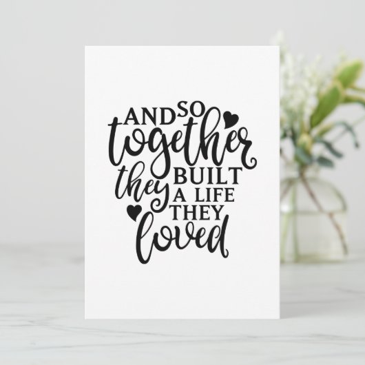 彼らは共にライフファミリー懇親会アイディア サンキューカード (スタンド正面)