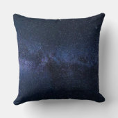 彼らは夜空の星の下で幸せに暮らした 結婚記念品 クッション (裏面)