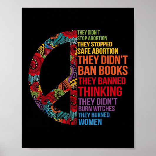 彼らは安全なストップフェミニーをストップ中絶しなかった ポスター (正面)