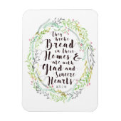 彼らは家の磁石でパンを壊した マグネット (縦)