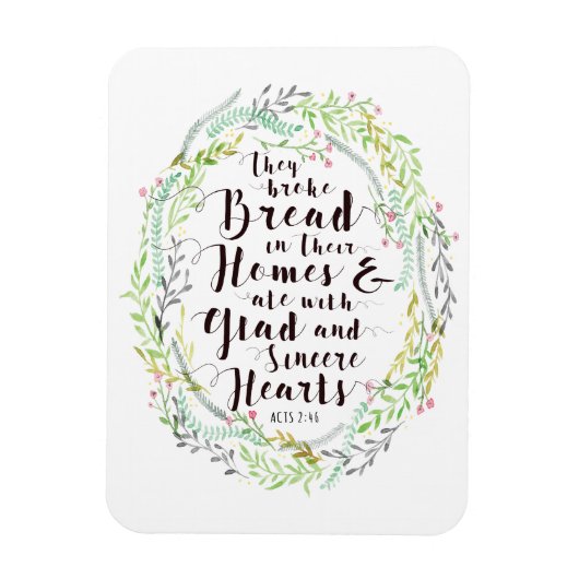 彼らは家の磁石でパンを壊した マグネット (縦)