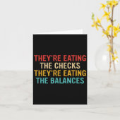 彼らは小切手を食べている 彼らは残高を食べている カード (黄色い花)