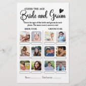 彼らは年齢のブライダルシャワーゲームを推測した (正面)