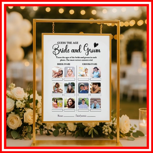 彼らは年齢のブライダルシャワーゲームを推測した