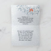 彼らは彼の名前をイマニュエル、クリスマスと呼ぶ カード (内部)